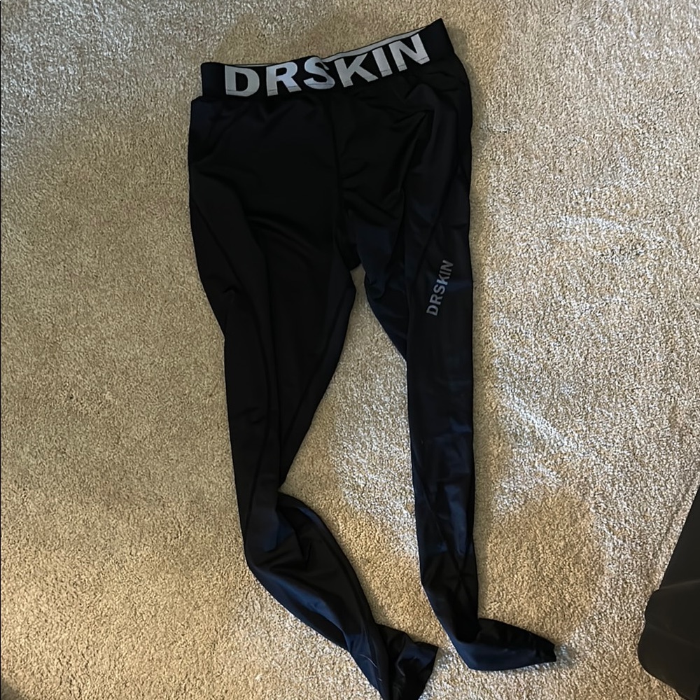Skin Men's Black Compression Pants